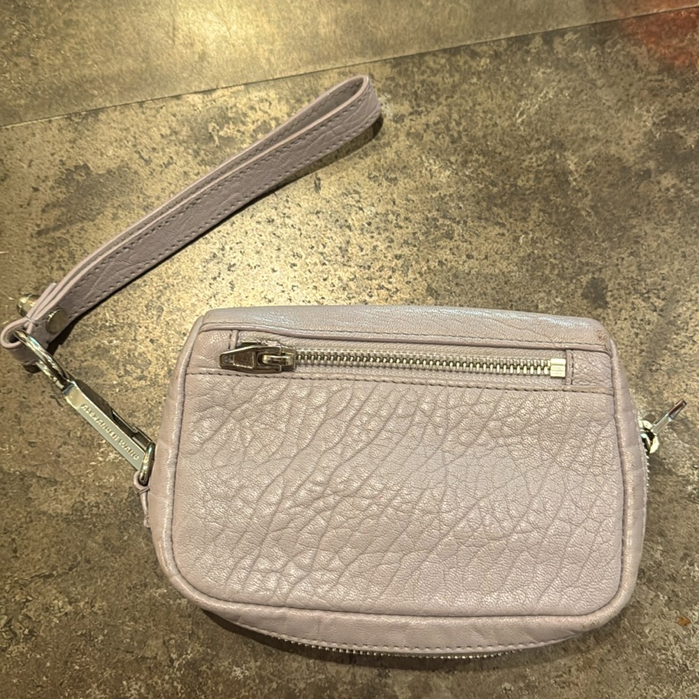 Alexander Wang leather wristlet